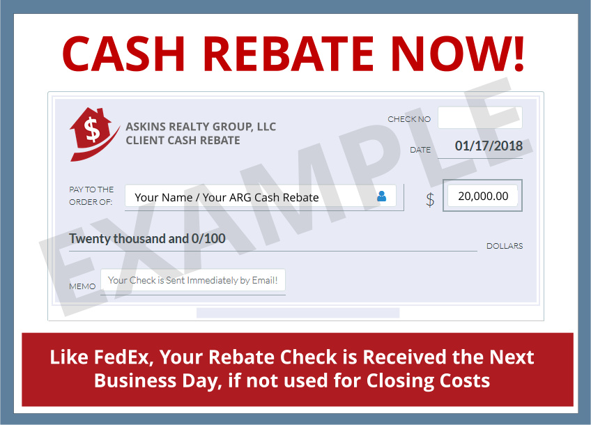Your New Home Rebate is Processed Immediately for Next Business Day Delivery!